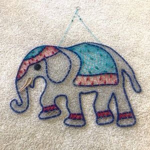 Hanging elephant dream catcher